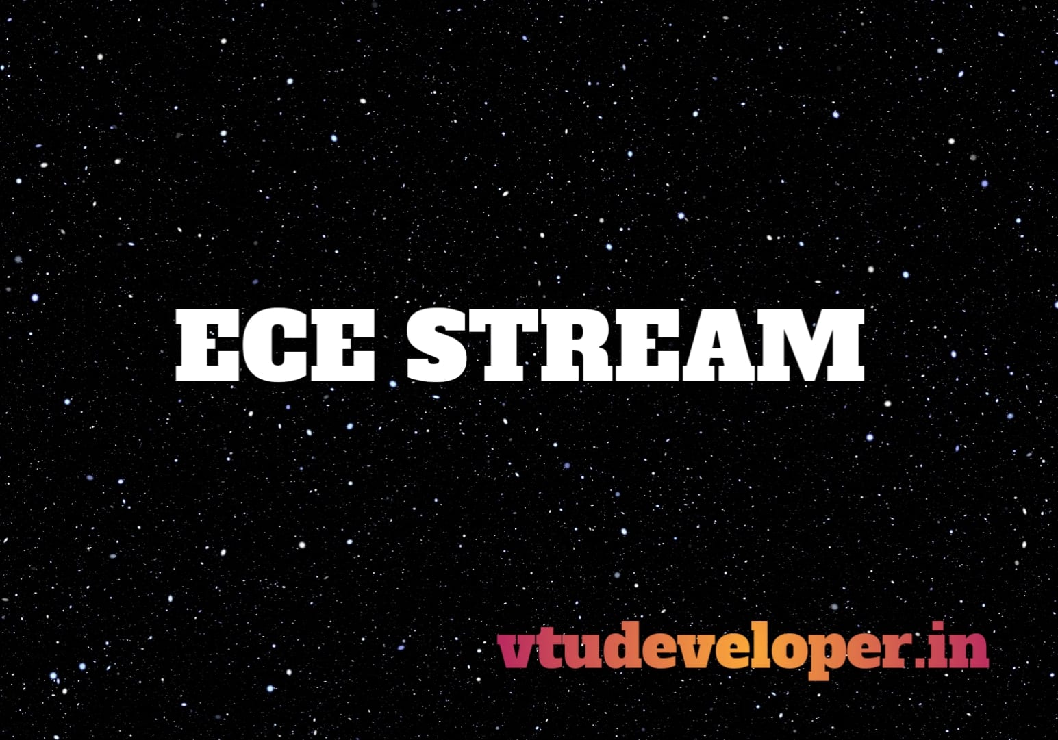 VTU Engineering Streams